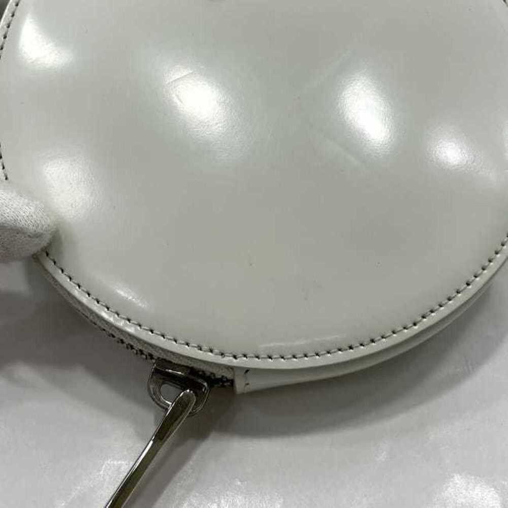 PRADA White Leather Pochette Shoulder Bag - Picture 8 of 11